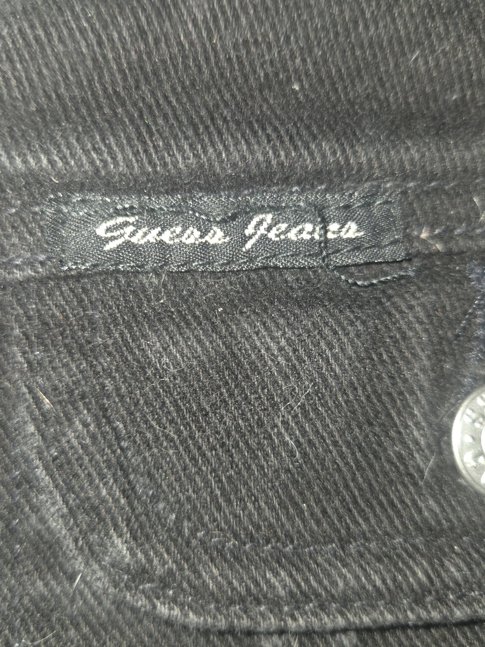 Guess Black Denim Vest - Picture 3 of 7